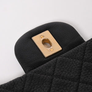 Like new CHANEL Jumbo Matelasse XXL Shoulder Bag Black 24th Series Chain Shoulder Dekamato Used 4a004761