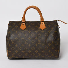 LOUIS VUITTON ルイヴィトン スピーディ30 ハンドバッグ M41526 モノグラム ブラウン 良品 中古 4a004722