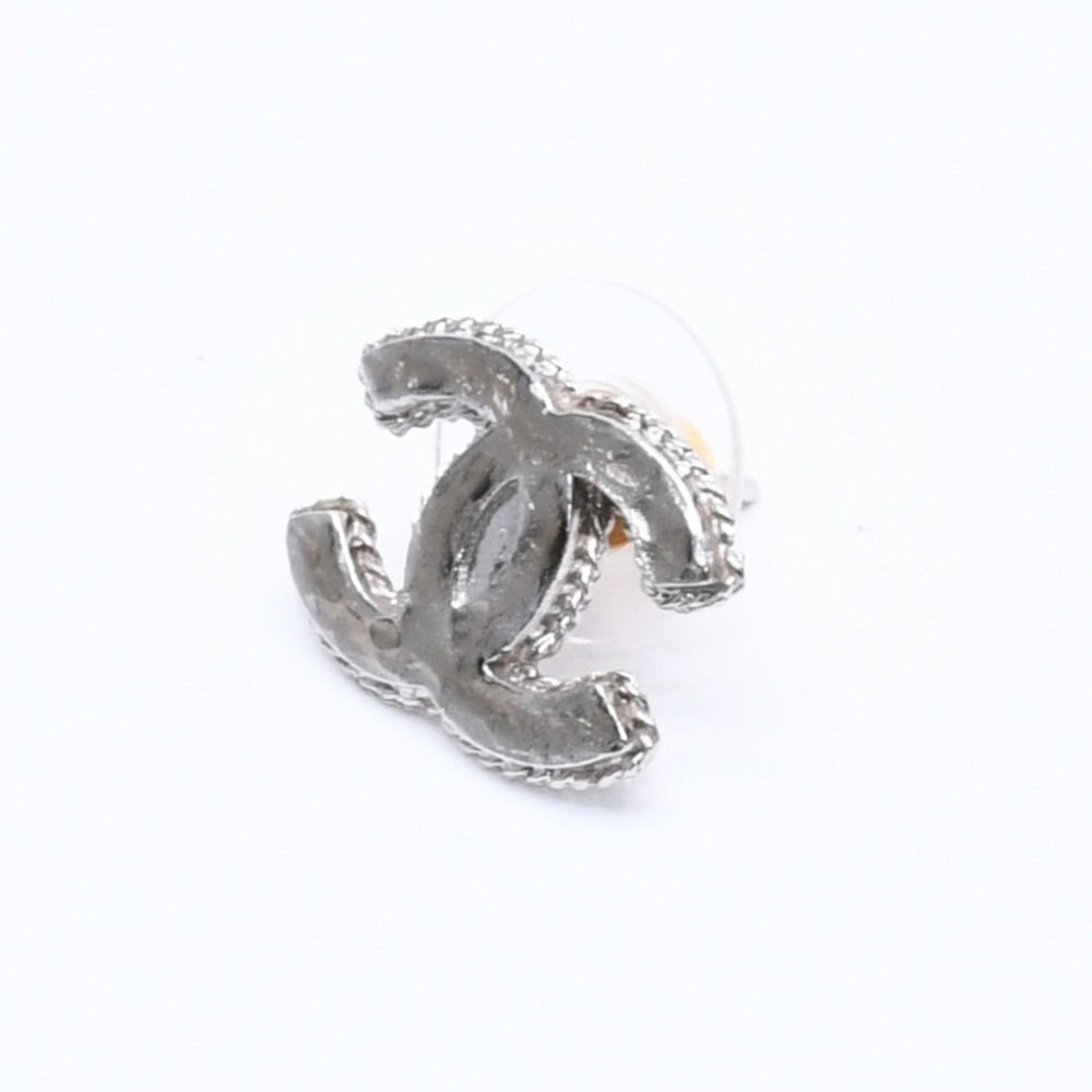 CHANEL Chanel earrings silver metal Coco Mark 12A stamp Weight approx. 2.75g Good condition Used 4a004565