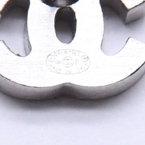 Very good condition CHANEL Coco Mark Rhinestone Silver 03P stamp Weight approx. 1.30g Used 4a004560