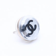 画像をギャラリービューアに読み込む, 極美品 CHANEL シャネル ボタンピアス シルバー ココマーク ミラー 重量約4.15g 08V刻印 シルバー 中古 4a004562