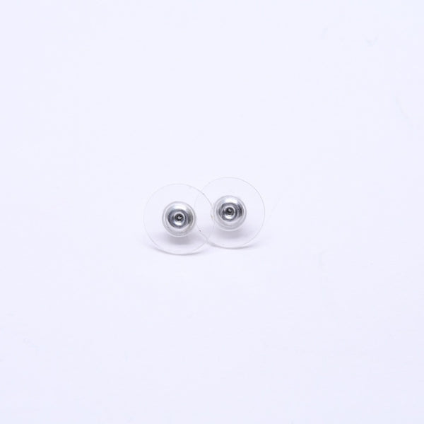 Very good condition CHANEL button earrings silver here mark mirror weight approx. 4.15g 08V engraved silver used 4a004562