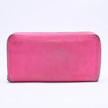 画像をギャラリービューアに読み込む, CHROME HEARTS クロムハーツ REC F ZIP #2 WALLET レック F ジップ #2 ウォレット 長財布 セメタリークロスパッチ ピンク 良品 中古 4a004544