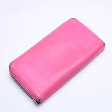 画像をギャラリービューアに読み込む, CHROME HEARTS クロムハーツ REC F ZIP #2 WALLET レック F ジップ #2 ウォレット 長財布 セメタリークロスパッチ ピンク 良品 中古 4a004544