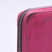 画像をギャラリービューアに読み込む, CHROME HEARTS クロムハーツ REC F ZIP #2 WALLET レック F ジップ #2 ウォレット 長財布 セメタリークロスパッチ ピンク 良品 中古 4a004544
