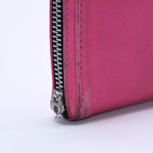 画像をギャラリービューアに読み込む, CHROME HEARTS クロムハーツ REC F ZIP #2 WALLET レック F ジップ #2 ウォレット 長財布 セメタリークロスパッチ ピンク 良品 中古 4a004544