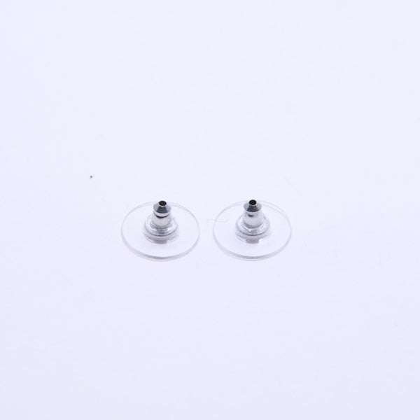 極美品 CHANEL シャネル ピアス イヤリング ココマークボタン ブラック 黒 05P刻印 重量約1.14g 中古 4a004568