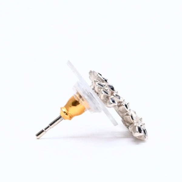 Very good condition CHANEL earrings here mark black rhinestone C20A stamp weight approx. 2.18g used 4a004557