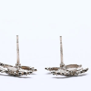 Very good condition CHANEL earrings here mark black rhinestone C20A stamp weight approx. 2.18g used 4a004557