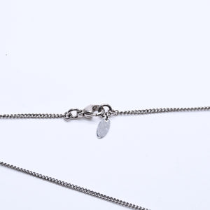 CHANEL Necklace Coco Mark Silver Rhinestone 09V stamp Weight approx. 5.63g Good condition Used 4a004554