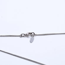 Load image into Gallery viewer, CHANEL シャネル ネックレス Coco Mark ココマーク シルバー ラインストーン 09V刻印 重量約5.63g 美品 中古 4a004554