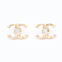 画像をギャラリービューアに読み込む, 極美品 CHANEL シャネル ピアス イヤリング ココマーク ツイードメティエダールコレクション ゴールド B24V刻印 重量約6.80g 中古 4a004574
