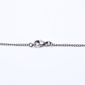 CHANEL シャネル ネックレス ココマーク シルバー ラインストーン 05A刻印 重量約7.91g 美品 中古 4a004559
