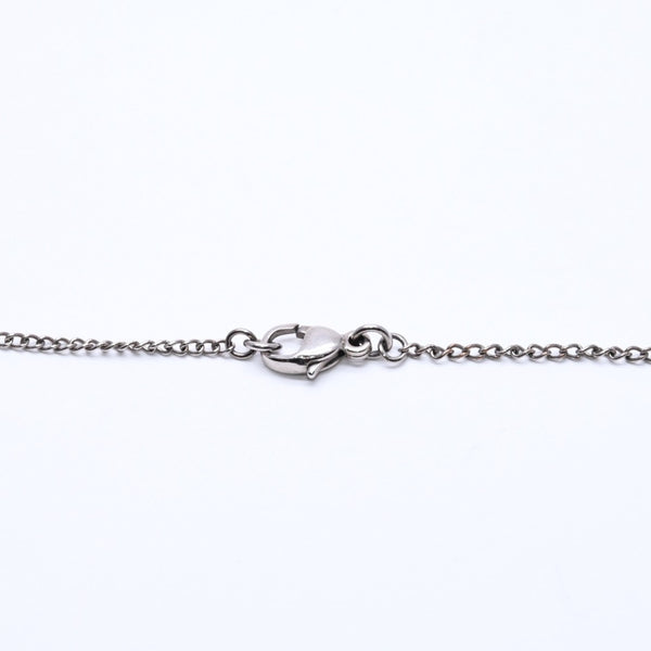 CHANEL シャネル ネックレス ココマーク シルバー ラインストーン 05A刻印 重量約7.91g 美品 中古 4a004559