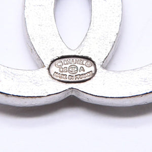 CHANEL シャネル ネックレス ココマーク シルバー ラインストーン 05A刻印 重量約7.91g 美品 中古 4a004559