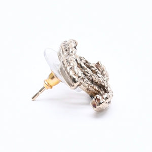 CHANEL Chanel Earrings Coco Mark Chain Motif Gold 10A Engraved Weight Approx. 6.79g Good Condition Used 4a004572