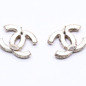 CHANEL Chanel Earrings Coco Mark Chain Motif Gold 10A Engraved Weight Approx. 6.79g Good Condition Used 4a004572