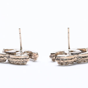CHANEL Chanel Earrings Coco Mark Chain Motif Gold 10A Engraved Weight Approx. 6.79g Good Condition Used 4a004572