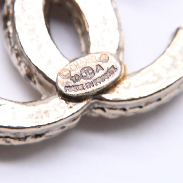CHANEL Chanel Earrings Coco Mark Chain Motif Gold 10A Engraved Weight Approx. 6.79g Good Condition Used 4a004572