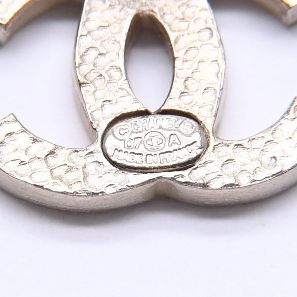 極美品 CHANEL シャネル ピアス イヤリング ココマーク ゴールドグリッター 07A刻印 重量約4.05g 中古 4a004571
