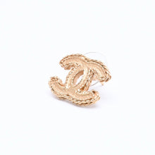 画像をギャラリービューアに読み込む, 極美品 CHANEL シャネル ピアス イヤリング チェーン柄 ゴールドカラー B11A刻印 重量約5.82g 中古 4a004577