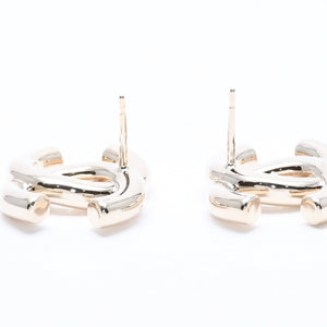 極美品 CHANEL シャネル ピアス イヤリング ココマーク Coco Mark ココマーク ライトゴールド 25P刻印 重量約18.07g 中古 4a004563
