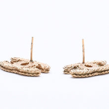 画像をギャラリービューアに読み込む, 極美品 CHANEL シャネル ピアス イヤリング チェーン柄 ゴールドカラー B11A刻印 重量約5.82g 中古 4a004577
