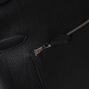 Like new HERMES Maxi Kelly 42 Handbag B engraved Togo Noir SV hardware Made in 2023 Inside stitching Used 4a004578