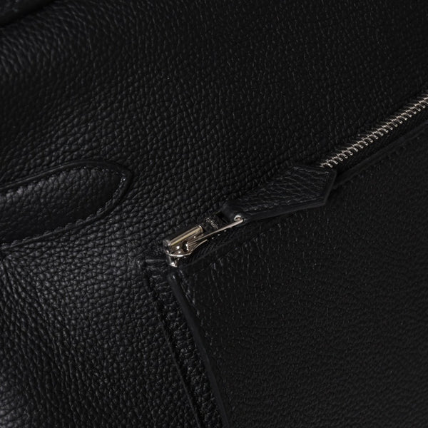 Like new HERMES Maxi Kelly 42 Handbag B engraved Togo Noir SV hardware Made in 2023 Inside stitching Used 4a004578