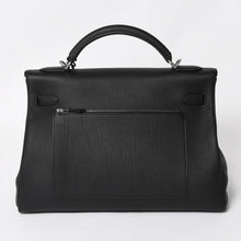 画像をギャラリービューアに読み込む, 新品同様 HERMES エルメス Maxi Kelly 42 マキシ ケリー 42 ハンドバッグ B刻印 トゴ ノワール SV金具 2023年製 内縫い 中古 4a004578