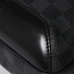 LOUIS VUITTON Shoulder Bag Damier Graphite Avenue Sling Bag N41719 Good Condition Used 4a004580
