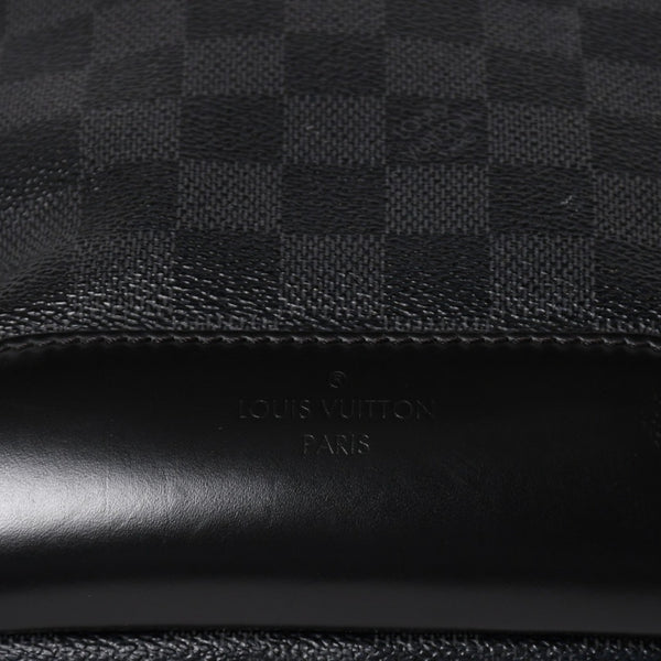 LOUIS VUITTON Shoulder Bag Damier Graphite Avenue Sling Bag N41719 Good Condition Used 4a004580