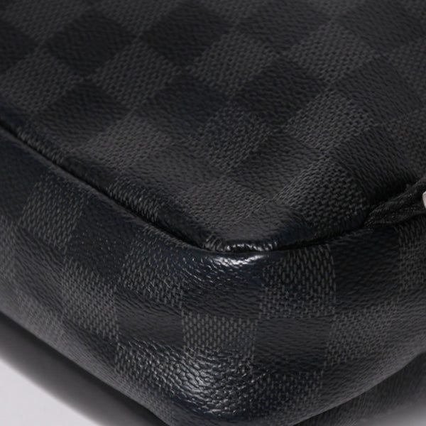 LOUIS VUITTON Shoulder Bag Damier Graphite Avenue Sling Bag N41719 Good Condition Used 4a004580