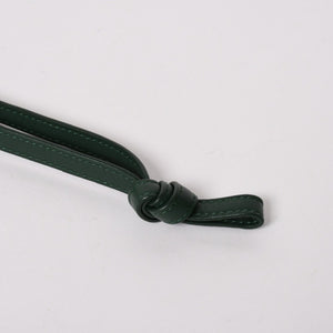 極美品 BOTTEGA VENETA ボッテガヴェネタ トライアングル ポイント スモール ショルダーバッグ グリーン 658476 中古 4a004587