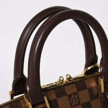 画像をギャラリービューアに読み込む, LOUIS VUITTON ルイヴィトン アルマ ハンドバッグ ダミエ エベヌ ブラウン N51131 ゴールド金具 美品 中古 4a004585