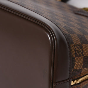 LOUIS VUITTON ルイヴィトン アルマ ハンドバッグ ダミエ エベヌ ブラウン N51131 ゴールド金具 美品 中古 4a004585