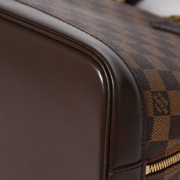 LOUIS VUITTON ルイヴィトン アルマ ハンドバッグ ダミエ エベヌ ブラウン N51131 ゴールド金具 美品 中古 4a004585