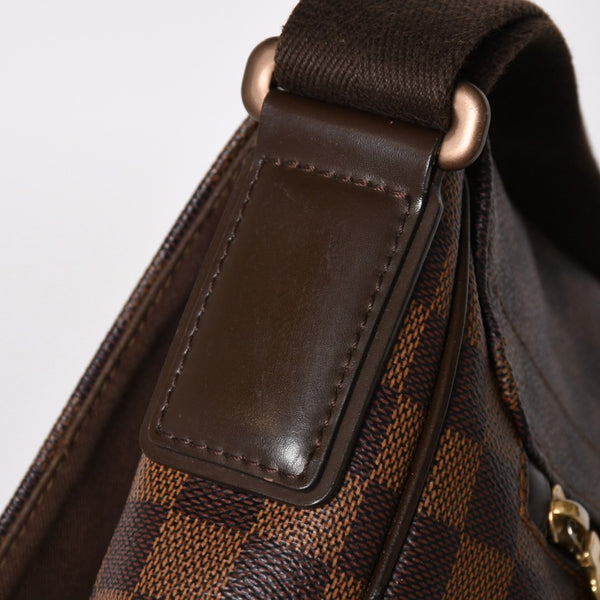 極美品 LOUIS VUITTON ルイ ヴィトン ディストリクトMM ショルダーバッグ ダミエキャンバス N41212 ブラウン 中古 4a004590