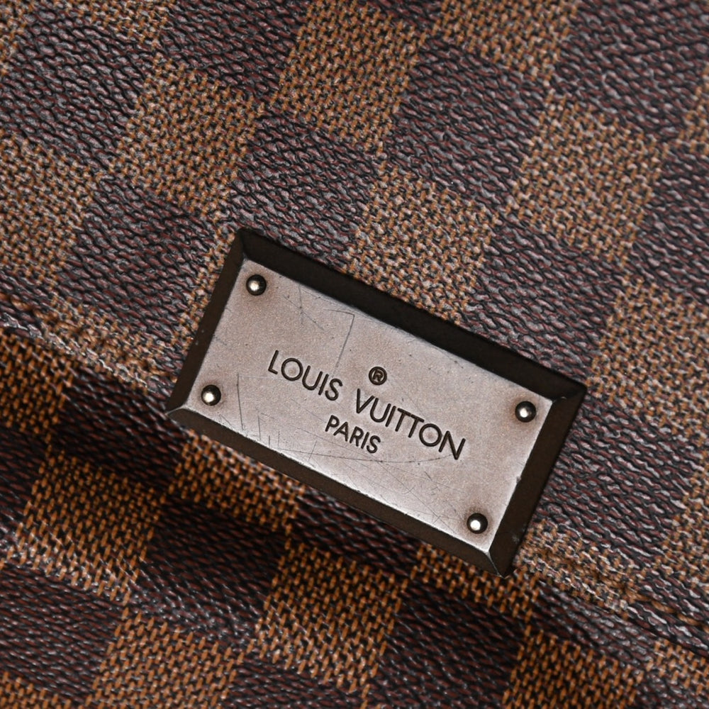 極美品 LOUIS VUITTON ルイ ヴィトン ディストリクトMM ショルダーバッグ ダミエキャンバス N41212 ブラウン 中古 4a004590