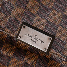 画像をギャラリービューアに読み込む, 極美品 LOUIS VUITTON ルイ ヴィトン ディストリクトMM ショルダーバッグ ダミエキャンバス N41212 ブラウン 中古 4a004590