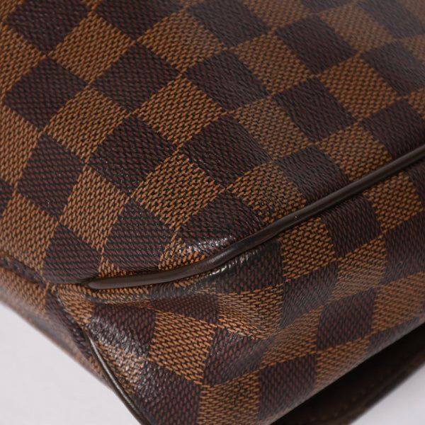 極美品 LOUIS VUITTON ルイ ヴィトン ディストリクトMM ショルダーバッグ ダミエキャンバス N41212 ブラウン 中古 4a004590