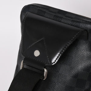 LOUIS VUITTON Shoulder Bag Damier Graphite Avenue Sling Bag N41719 Good Condition Used 4a004580