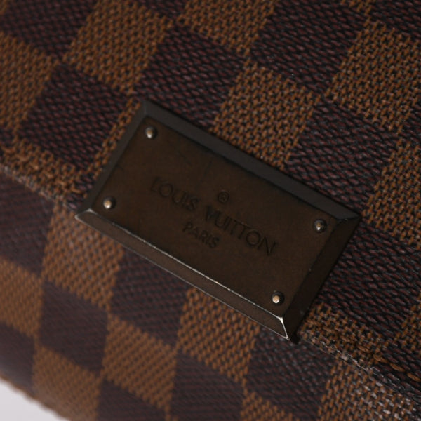 極美品 LOUIS VUITTON ルイ ヴィトン ディストリクトMM ショルダーバッグ ダミエキャンバス N41212 ブラウン 中古 4a004590