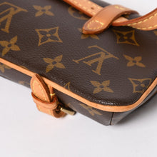 画像をギャラリービューアに読み込む, 極美品 LOUIS VUITTON ルイヴィトン ショルダーバッグ ウエストポーチ M51159 ポシェット マレル ブラウン ゴールド金具 中古 4a004583