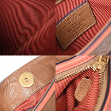 画像をギャラリービューアに読み込む, 極美品 LOUIS VUITTON ルイヴィトン ショルダーバッグ M40369 アンダーグラウンド フラットバッグ ショルダーバッグ ブラウン ピンク ゴールド金具 中古 4a004769