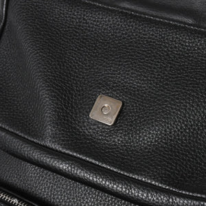 極美品 FENDI フェンディ バケットパック リュック デイパック セレリア 7VZ047 レザー ブラック シルバー金具 中古 4a004584