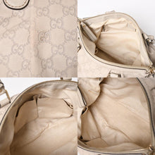 画像をギャラリービューアに読み込む, GUCCI グッチ スーキートートバッグ 2WAY バッグ アイボリー ベージュ GGキャンバス 247902 美品 中古 4a004596