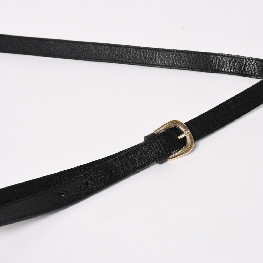 GUCCI Gucci Black Gold Hardware 131326 GG Canvas Abbey Abbey Line Shoulder Bag Good Condition Used 4a004597