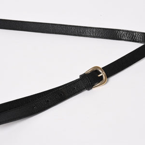 GUCCI Gucci Black Gold Hardware 131326 GG Canvas Abbey Abbey Line Shoulder Bag Good Condition Used 4a004597