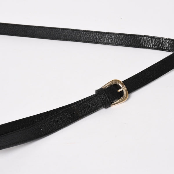 GUCCI Gucci Black Gold Hardware 131326 GG Canvas Abbey Abbey Line Shoulder Bag Good Condition Used 4a004597